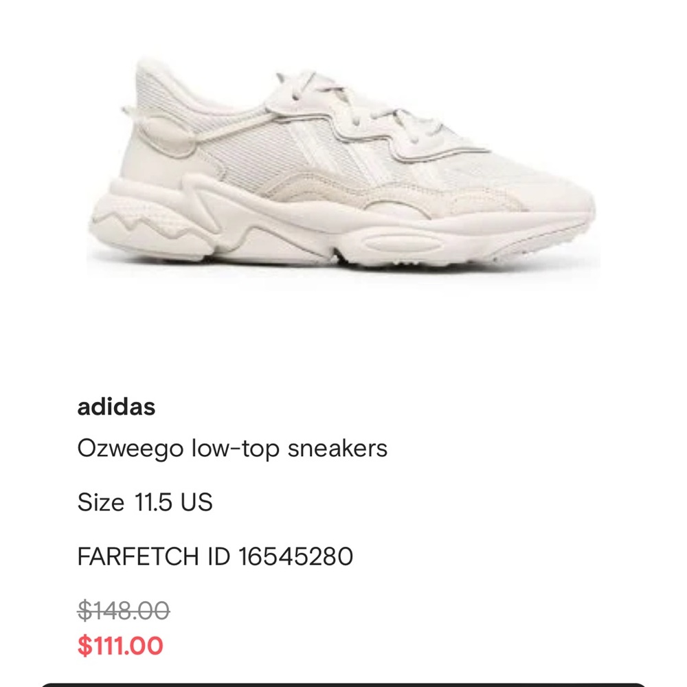 ADIDAS OZWEEGO SHOES